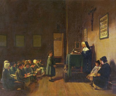 El aula, 1876 de François Bonvin